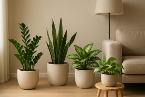 Rośliny tolerujące słabe światło w cienistym wnętrzu